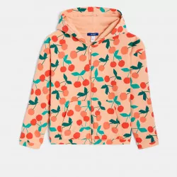 Cherry print hoodie
