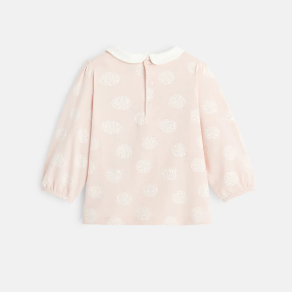 Blouse t-shirt with printed dots
