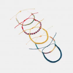 Braided bracelets (5-pack)
