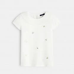 T-shirt with butterfly motif