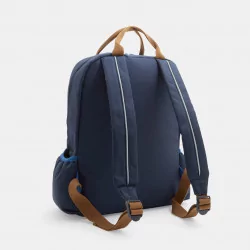 Two-tone canvas backpack