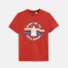 Boys' orange rocket T-shirt