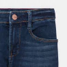 Boy's blue faded slim-fit jeans