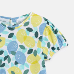 Baby girl's lemon T-shirt