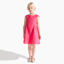 Girl's elegant pink sparkly dress