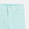 Baby girl's blue wide-leg trousers