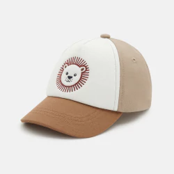 Baby's brown bear cap in...