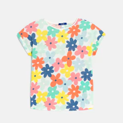 Girl's multicoloured floral...