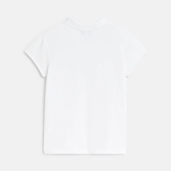 Plain-colored polo shirt