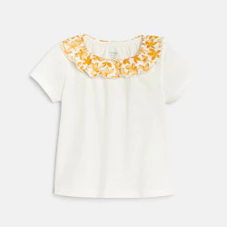 Baby girl's yellow short...